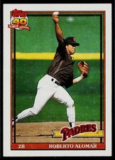 1991 Topps #315 Roberto Alomar picture