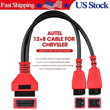 12+8 Pin Adapter Cable for Autel Maxisys MS906 MS905 DS808 FCA SGW Bypass picture