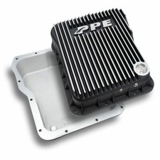 PPE Standard Profile Brushed Transmission Pan For 01-19 GM 6.6L Duramax Diesel picture