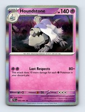 Houndstone - Paldean Fates 043/091 - Holo Rare - NM - Pokémon picture