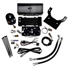 UltraCool Flat Black Oil Cooler Kit Harley-Davidson Dyna 1993-2017 0713-0154 picture