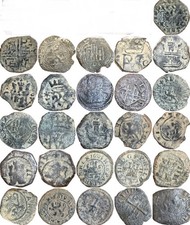 Spain Lot Of 13 Colonial And Reconquista Era Coins 🔥🥳 picture