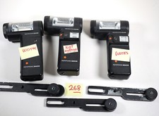 3x Agfa Agfatronic flash 343 CS 383 CS Two Working picture