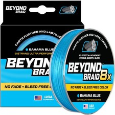 Beyond Braid Braided Fishing Line 8X - No Fade - No Stretch - Strong picture