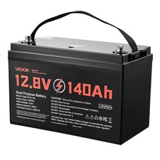 Uimoso 12V 140Ah Dual Function LiFePO4 Lithium Battery & 1000 CCA for Starting picture