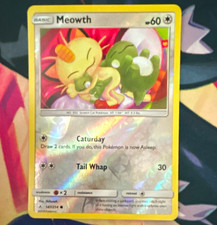 Pokémon TCG Meowth 147/214 Unbroken Bonds Reverse Holo picture