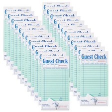 ZPARIK 24 Pack Guest Checks Books for Servers Server Note Pads, 24pcs, Green  picture
