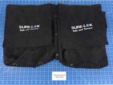 (2) FE200746 SURE-LOK HD WHEELCHAIR SECUREMENT RETRACTOR STRAP WALL STORAGE BAGS picture