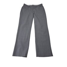 Theory Custom Max 2 Edition Grey Virgin Wool Wide Leg Dress  USA Size 0 W28 L27 picture