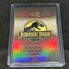 2026 JURASSIC PARK CRYPTOZOIC CZX RARE LAURA DERN ELLIE SATTLER AUTO REDEMPTION picture