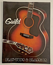 Original Vintage 1979 Guild Flat Top & Classic Guitar Dealer Brochure Catalog picture