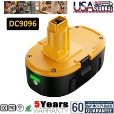 1-4X 8.0Ah 18V For Dewalt 18 VOLT 8000mAH Li-ion Battery DC9096 DC9098 DC9096-2 picture