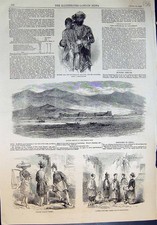Antique Print Bunder Deelum Persian Gulf Kundey Ras Guicowar Goojerat 1857 19th picture