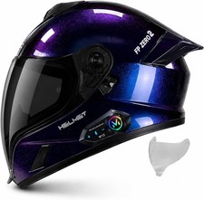 Bluetooth Full Face Motorcycle Helmet DOT Approved Modular Motorcycle Helmets... picture