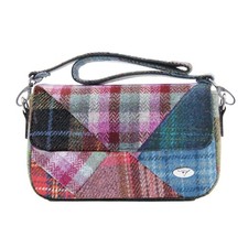 Harris Tweed Clunie Patch Bag with adjustable detachable shoulder strap scotland picture
