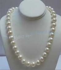 Beautiful Natural 9-10MM White Akoya Pearl Necklace 16-36