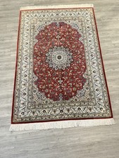 Magnificent Silk Rug 3feetx5feet, Exceptionally Fine 78 KPSI, Signed, handmade picture