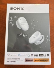 Sony WF-SP800N Truly Wireless Sports In-Ear Noise Canceling Headphones - White picture