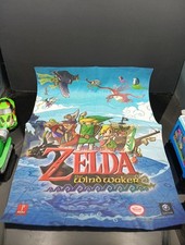 2002 Legend of Zelda Windwaker Promotional Tapestry  20.5x15