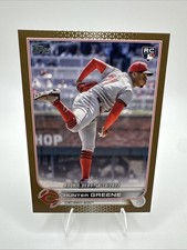 2022 Topps - Rookie Debut Hunter Greene Gold /2022 (RC) Cincinnati Reds picture