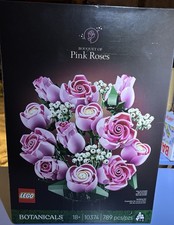 LEGO - Botanicals (Bouquet of Pink Roses) - 10374 (789 Pieces) - 18+ - Brand New picture