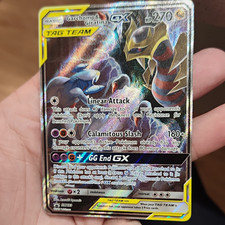 Pokemon TCG Garchomp & Giratina GX SM193 TAG TEAM Promo Holo EN 2019 HP270 picture