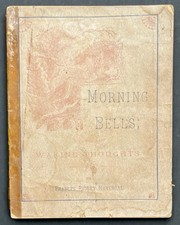 Antique c1900 Book Morning Bells Waking Thoughts Havergal Religious Quote Musing picture