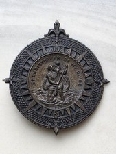 Beautiful Antique Catholic St. Christopher Pin Simply Stunning picture