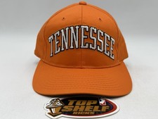 Vintage Tennessee Volunteers Arch Spell Out Orange SnapBack Hat Cap Starter OSFA picture