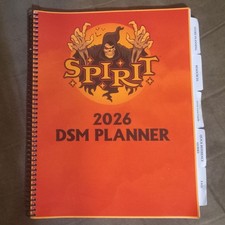Official Spirit Halloween Store Exclusive 2026 DSM Manual Handbook Planner Book picture