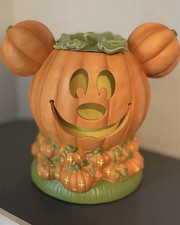 Scentsy DISNEY Mickey Mouse Jack-O-Lantern Halloween Pumpkin Wax Warmer EUC picture