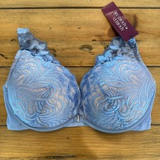 Adored By Adore Me Layla Push Up Bra Size 38DD Blue Padded Underwire ~NEW picture