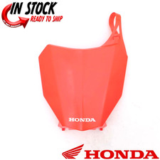 HONDA FRONT NUMBER PLATE FENDER 2022-2025 CRF250F / 2026 CRF300F OEM GENUINE picture