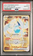 2022 Pokemon Sword & Shield Silver Tempest SECRET FULL ART LUGIA VSTAR PSA 10 picture