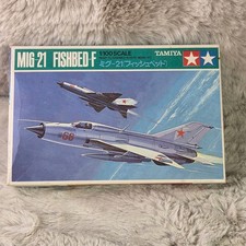 Tamiya MiG-21 Fishbed-F 1/100 Scale Mini Jet Series Model Kit PA1009 Vintage picture