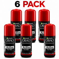 Obao Roll On Classic Mens Deodorant - 2.3 oz (Red) 6 pack picture