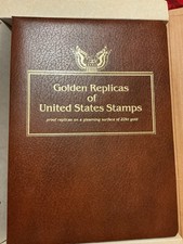 Golden Replicas Of United States Stamps Set of 28 22k Gold (1987 & 1993) picture