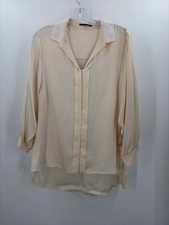 Pre-Owned Elie Tahari Ivory Size Medium Button Down picture