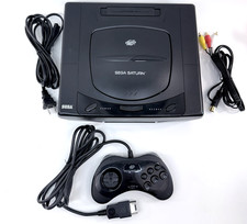 SEGA Saturn MK-80000 Console with Cables and Controller - Tested and Working picture