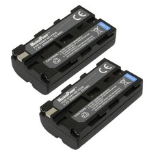 Refuelergy 2x BATTERIES for Neewer CN160 LED Video Light Sony NP-F550 BATTERY X2 picture