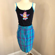 Vintage Y2K Hannah Barbera Pebbles Flintstone Graphic Lace Cami Baby Top S picture
