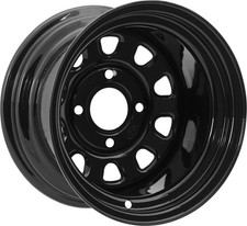 ITP Delta Steel Wheel 14x7 4/110 5+2 Offset Black ATV UTV picture