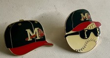 Mississippi Braves MiLB Baseball Lapel Pin Atlanta Braves Affiliate 2 Pins 2005 picture