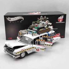 1/18 HOT WHEELS Cadillac Ghostbusters II ECTO 1A Elite X5470 Diecast Model Car picture