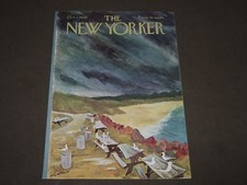 1966 OCTOBER 1 NEW YORKER MAGAZINE FRONT COVER ONLY - GREAT ART FOR FRAMING picture