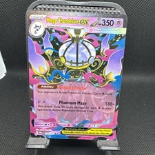 Mega Chandelure ex 038/084 Ultra Rare Pitch Black Pokemon Holo Near Mint picture
