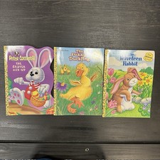 Vintage 1999/2000 NOS Golden Books Easter Coloring Books Lot Of 3 picture