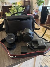 Canon EOS Rebel T7 DSLR Camera with 18–55mm Lens, Used, Black picture