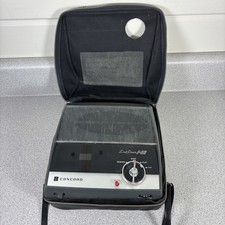 Concord F-50 Cassette Player Recorder Boombox Portable Vintage 1970s With Case picture