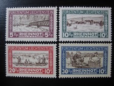 LIECHTENSTEIN Sc. #B7-B10 scarce mint stamp set SCV $88.50 picture